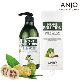 [ANJO] Professional Noni Body Lotion 750ml-Soothing Noni Extract, Deep Hydration, Anti-Inflammatory Benefits, Light Feel, Cozy Powder Scent-Made in Korea